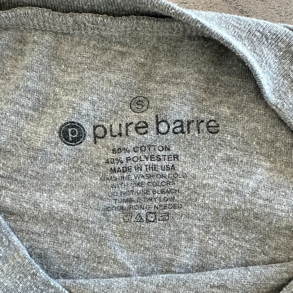 Pure Barre Gray Long Sleeve Tee - Picture 2 of 2